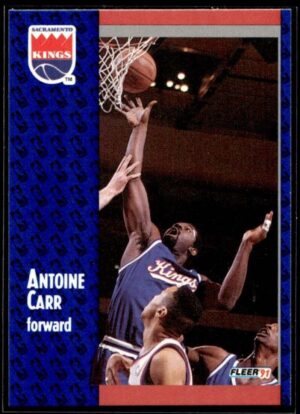 1991 Fleer Sacramento Kings #174 Antoine Carr