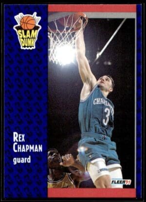 1991 Fleer Charlotte Hornets #229 Rex Chapman
