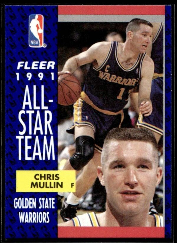 1991 Fleer Golden State Warriors #218 Chris Mullin