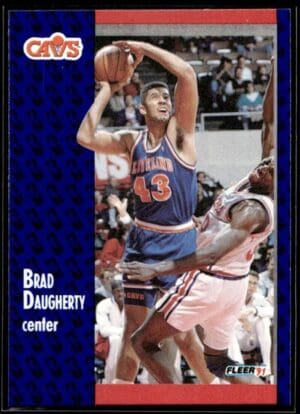 1991 Fleer Cleveland Cavaliers #34 Brad Daugherty