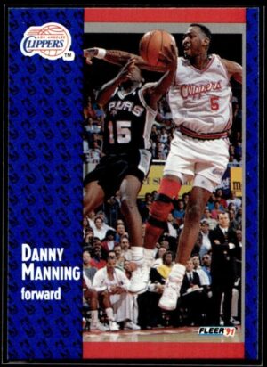 1991 Fleer Los Angeles Clippers #92 Danny Manning