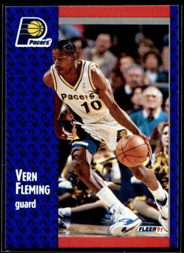 1991 Fleer Indiana Pacers #81 Vern Fleming