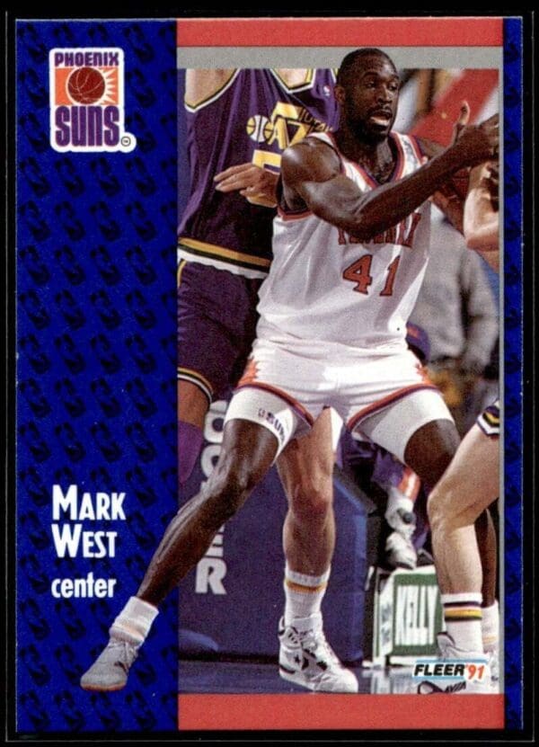 1991 Fleer Phoenix Suns #165 Mark West