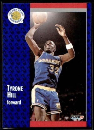1991 Fleer Golden State Warriors #67 Tyrone Hill