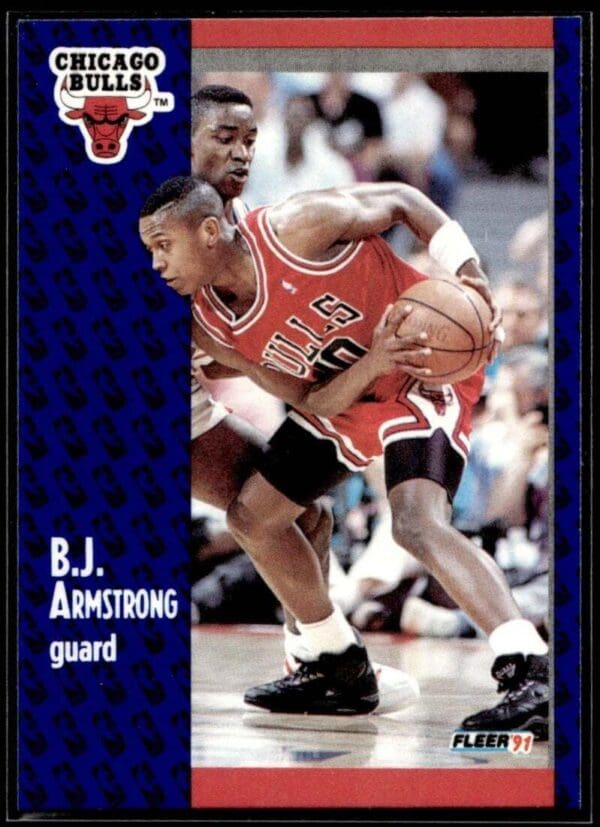 1991 Fleer Chicago Bulls #25 B.J. Armstrong