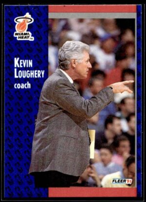 1991 Fleer Miami Heat #110 Kevin Loughery