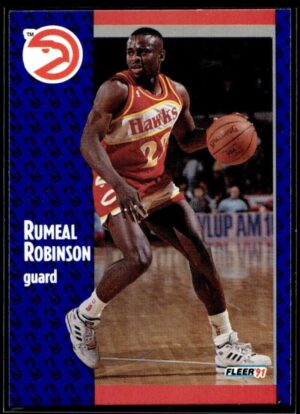 1991 Fleer Atlanta Hawks #3 Rumeal Robinson