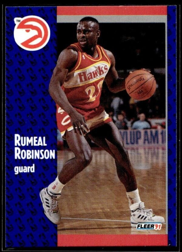 1991 Fleer Atlanta Hawks #3 Rumeal Robinson