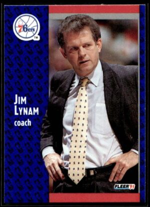 1991 Fleer Philadelphia 76ers #155 Jim Lynam