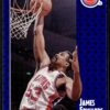 1991 Fleer Detroit Pistons #60 James Edwards