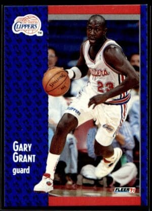 1991 Fleer Los Angeles Clippers #89 Gary Grant