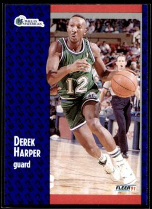1991 Fleer Dallas Mavericks #45 Derek Harper