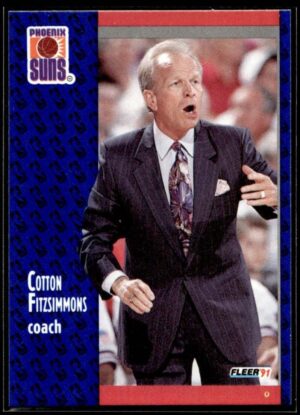 1991 Fleer Phoenix Suns #159 Cotton Fitzsimmons