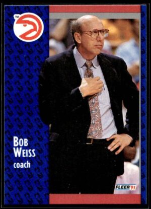 1991 Fleer Atlanta Hawks #5 Bob Weiss