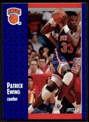 1991 Fleer New York Knicks #136 Patrick Ewing