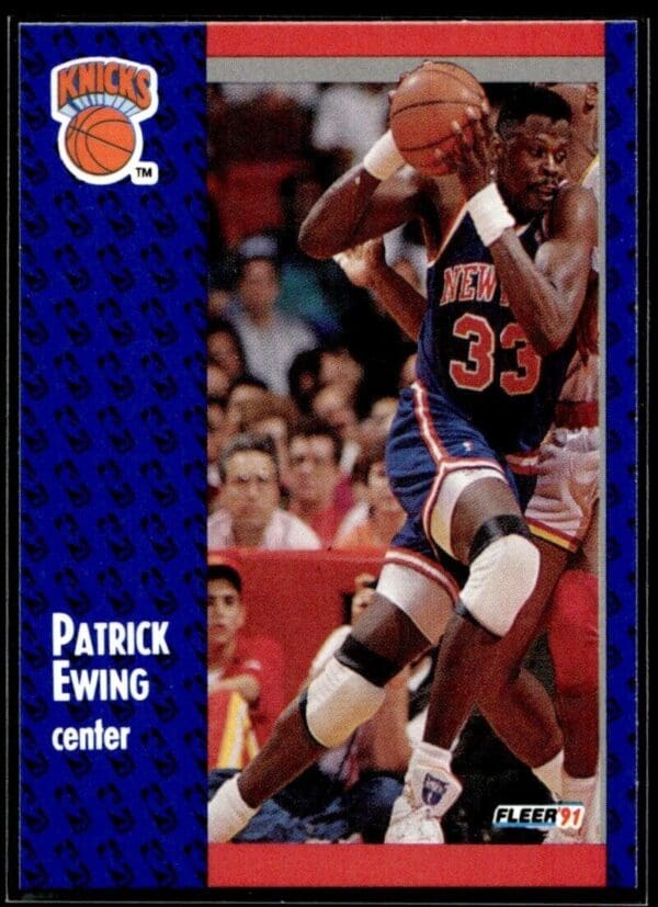 1991 Fleer New York Knicks #136 Patrick Ewing