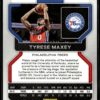 2021 Panini Prizm Philadelphia 76ers #28 Tyrese Maxey