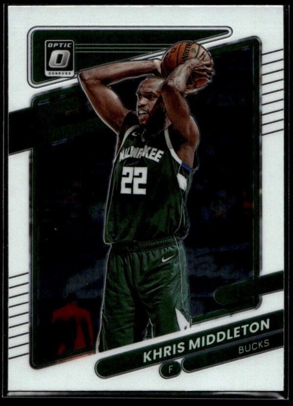 2021-22 Donruss Optic Khris Middleton Milwaukee Bucks #143
