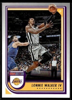 2022 Hoops Los Angeles Lakers #153 Lonnie Walker IV