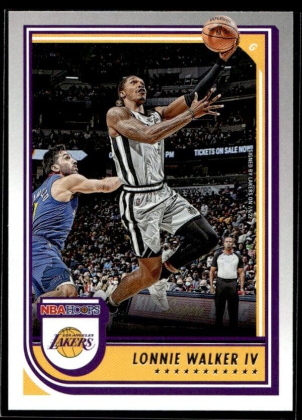 2022 Hoops Los Angeles Lakers #153 Lonnie Walker IV