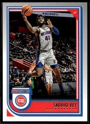 _10 2022 Hoops Detroit Pistons #62 Saddiq Bey