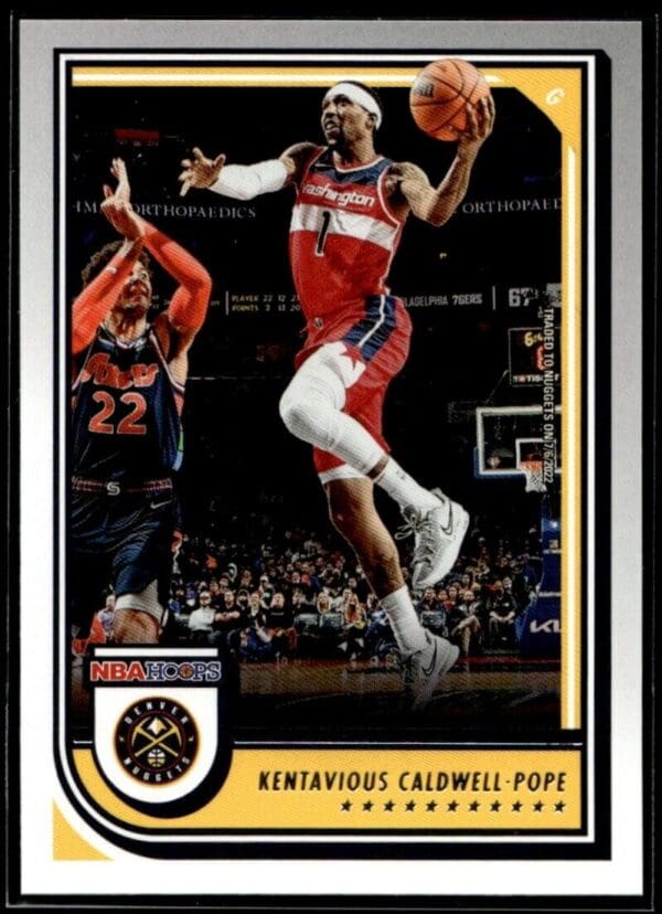 2022 Hoops Denver Nuggets #114 Kentavious Caldwell-Pope