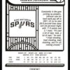 2022 Hoops San Antonio Spurs #151 Keldon Johnson
