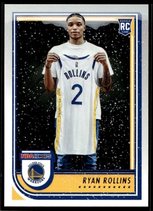 _10 2022 Hoops Golden State Warriors #277 Ryan Rollins RC Rookie