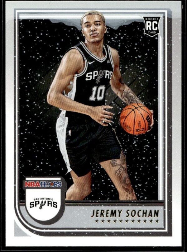 2022 Hoops San Antonio Spurs #239 Jeremy Sochan RC Rookie