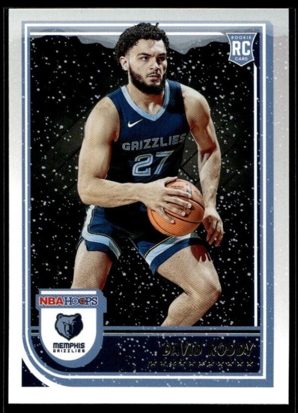 2022 Hoops Memphis Grizzlies #253 David Roddy RC Rookie
