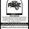 2022 Hoops Orlando Magic #281 Paolo Banchero RC Rookie