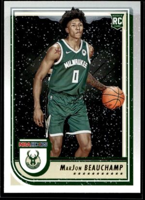 2022 Hoops Milwaukee Bucks #254 MarJon Beauchamp RC Rookie