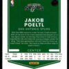 2021 Donruss Optic San Antonio Spurs #77 Jakob Poeltl