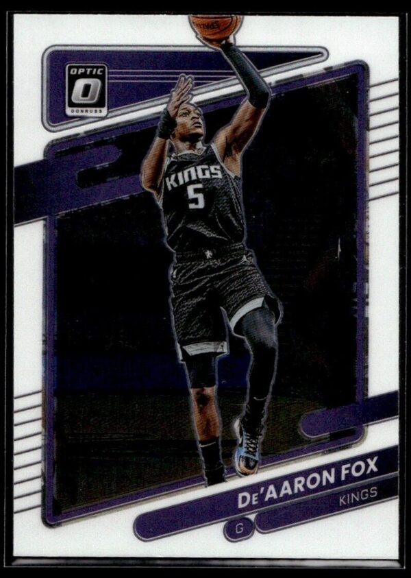 _10 2021 Donruss Optic Sacramento Kings #85 De'Aaron Fox
