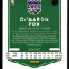 2021 Donruss Optic Sacramento Kings #85 De'Aaron Fox
