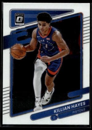 _10 2021 Donruss Optic Detroit Pistons #20 Killian Hayes