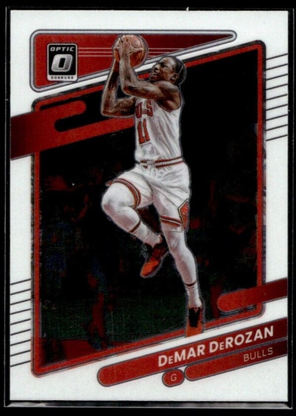 2021 Donruss Optic Chicago Bulls #28 DeMar DeRozan