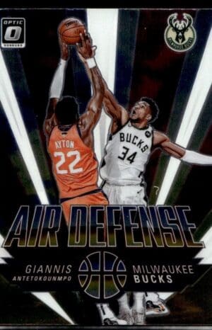 2021-22 Donruss Air Defence Giannis Antetokounmpo Milwaukee Bucks #3