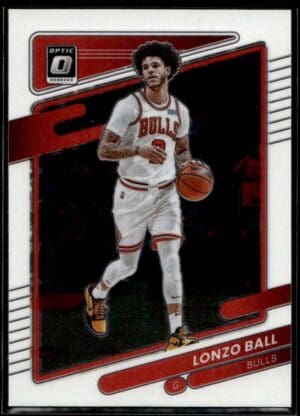 2021 Donruss Optic Chicago Bulls #114 Lonzo Ball