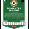 2021 Donruss Optic Indiana Pacers #94 Domantas Sabonis