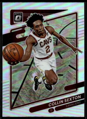 2021 Donruss Optic Cleveland Cavaliers #57 Collin Sexton Holo