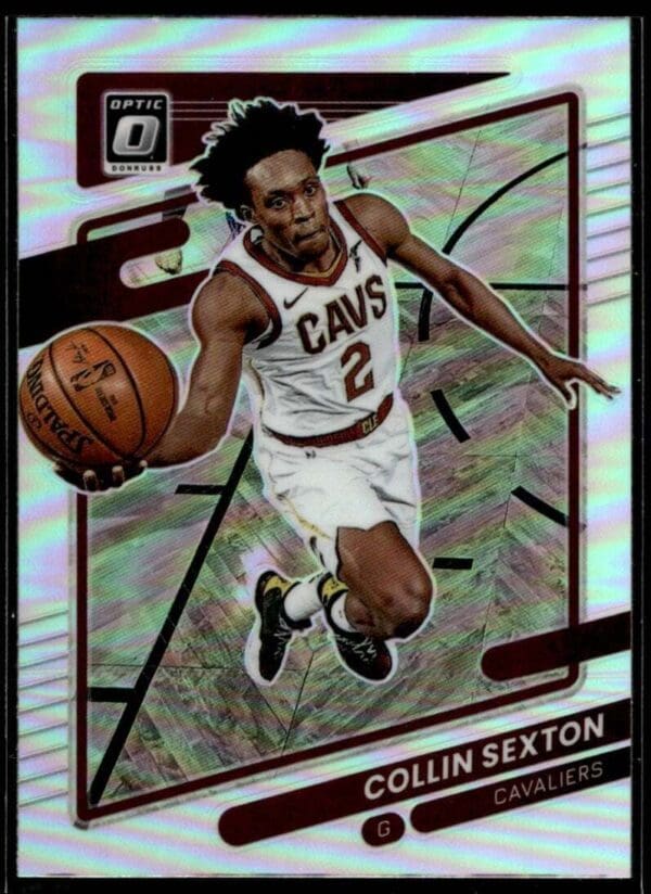 2021 Donruss Optic Cleveland Cavaliers #57 Collin Sexton Holo