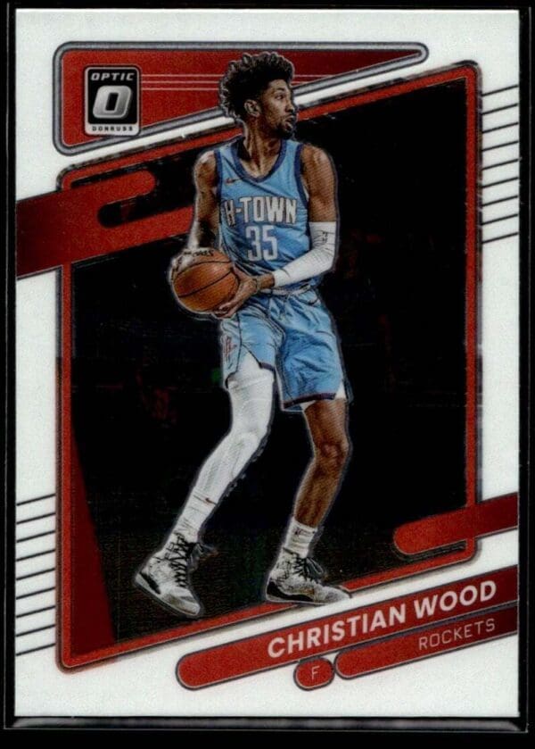 _10 2021 Donruss Optic Houston Rockets #93 Christian Wood