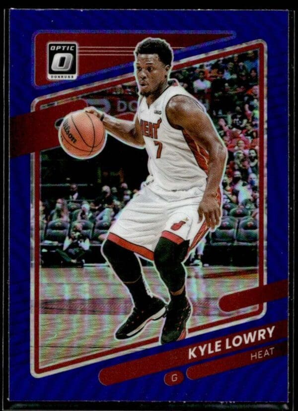2021 Donruss Optic Miami Heat #6 Kyle Lowry Purple Holo