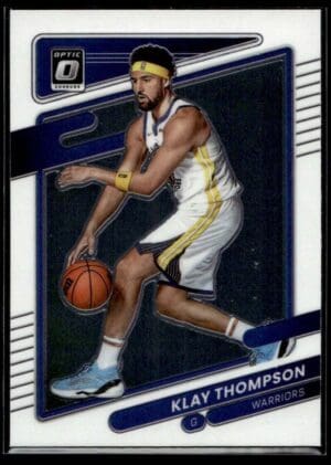 2021 Donruss Optic Golden State Warriors #124 Klay Thompson