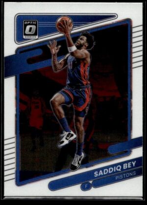 2021 Donruss Optic Detroit Pistons #126 Saddiq Bey