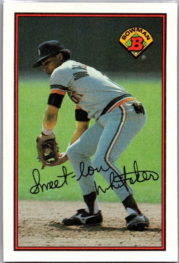 1989 Bowman Detroit Tigers #103 Lou Whitaker