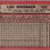 1989 Bowman Detroit Tigers #103 Lou Whitaker