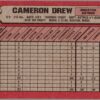1989 Bowman Houston Astros #334 Cameron Drew
