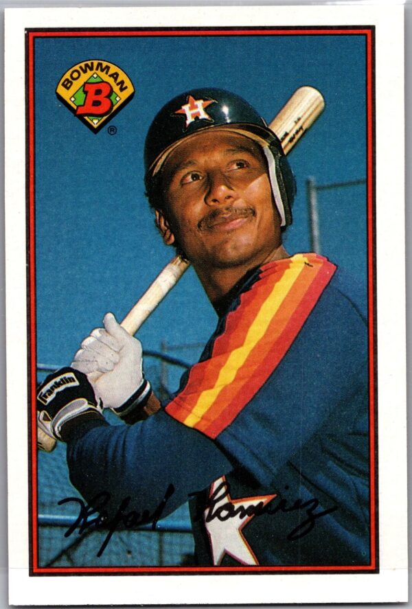 _10 1989 Bowman Houston Astros #330 Rafael Ramirez